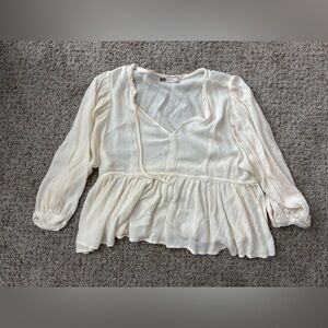 SO Women's Cream Blouse